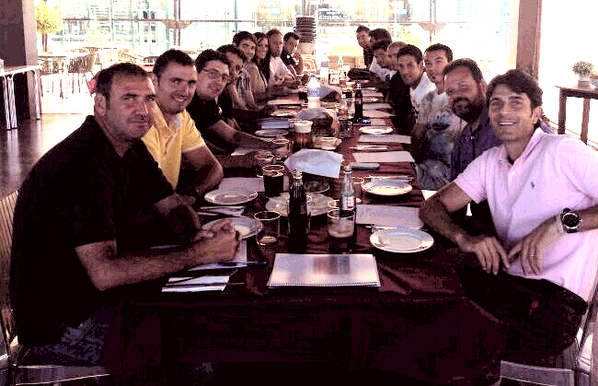 ACPRM's tweet photo. Encuentro clubes de pádel de la Región de Murcia. 22 en total, disculparon su ausencia 5 clubes más. http://t.co/xLU2Gp3LiF