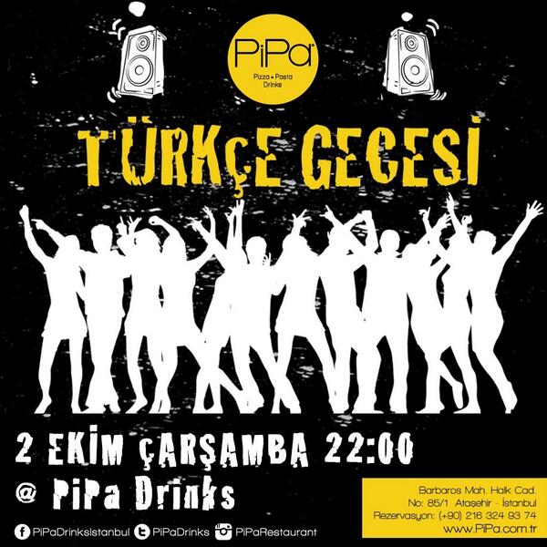 PiPaDrinks's tweet photo. Biz geceye hazırız ya siz eğlenmeye hazır mısınız? http://t.co/NzY1CyZXCa