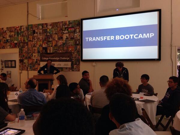 danjarratt's tweet image. Transfer Bootcamp preps community college students to effectively transfer to 4-year schools. #apps4college #rtnckc