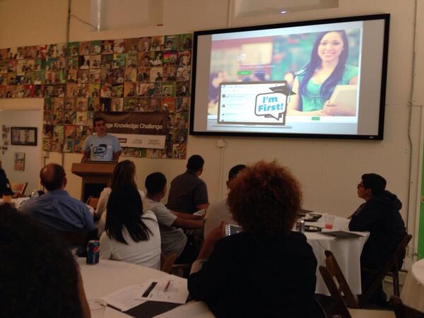 danjarratt's tweet image. I'm First: online community for first-generation #college students @ImFirstGen at #apps4college #rtnckc #applaunch