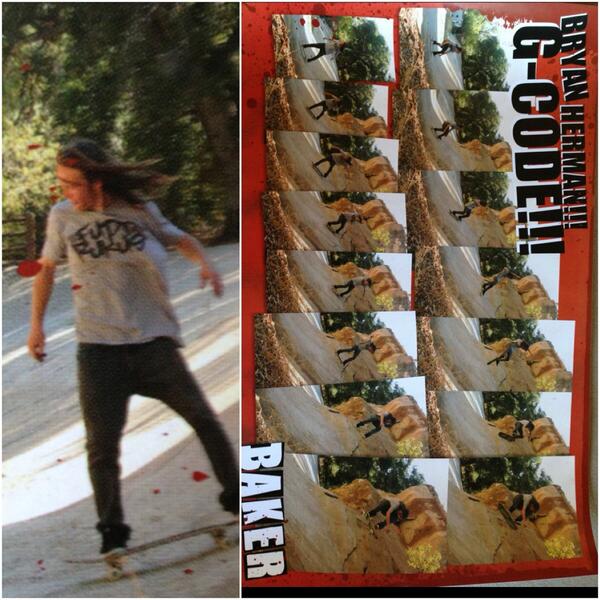 FuddRukus's tweet photo. S/O to my boy @bherman for rocking that Fudd Rukus t-shirt in one of the new @baker_skateboards ads! #respect http://t.co/Gp0TJWabHJ