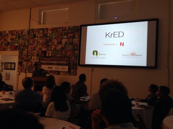 danjarratt's tweet image. KrEd: badge-based #college admissions with Nuvana &amp;amp; @10000degrees #rtnckc #apps4college #applaunch