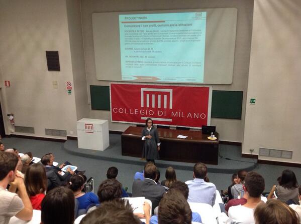 collegiomilano's tweet photo. Debora Hirsch,tutor del project work "Comunicare il nn profit, comunicare le istituzioni" #programmaculturale http://t.co/6XDwllaljX