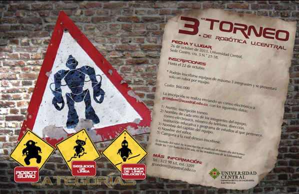 3er Tornero de Robótica U. Central.