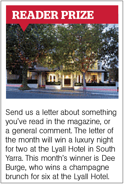 Have you emailed mm@theage.com.au with a letter for our last issue? We'd love to hear from you today.