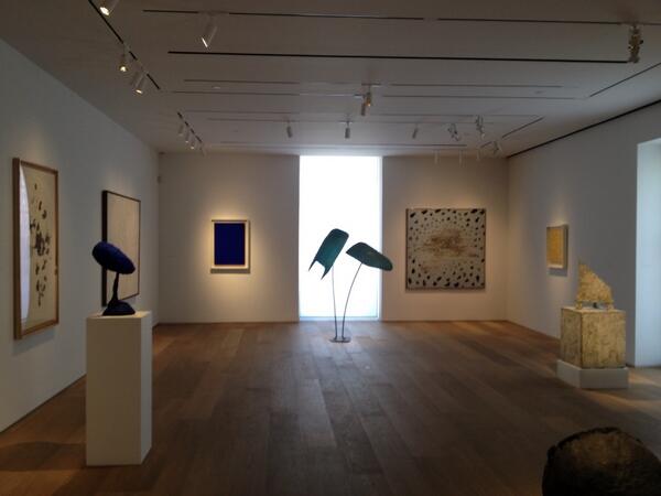 My pick for most gorgeous autumn show in NYC: #Fontana, Klein & #Twombly at new @dominiquelevy space.