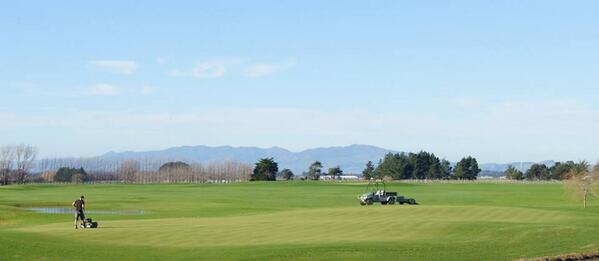 orlandocountry's tweet image. Dan grooming the brand new #chippinggreen @orlandocountry, Rangitikei Line, #PalmerstonNorth