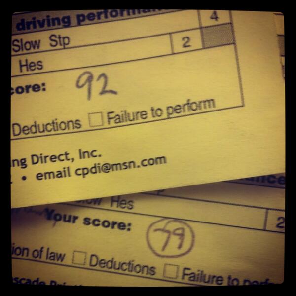 jadon__'s tweet image. Second time&apos;s a charm #NailedIt #DriversTest
