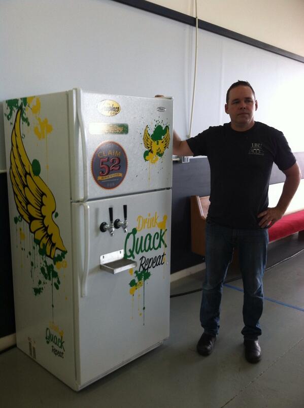imnoturdude's tweet photo. Last chance to claim your kegorator!  Come down to Claim 52 Friday to enter to win. http://t.co/a1lQaMdaUy