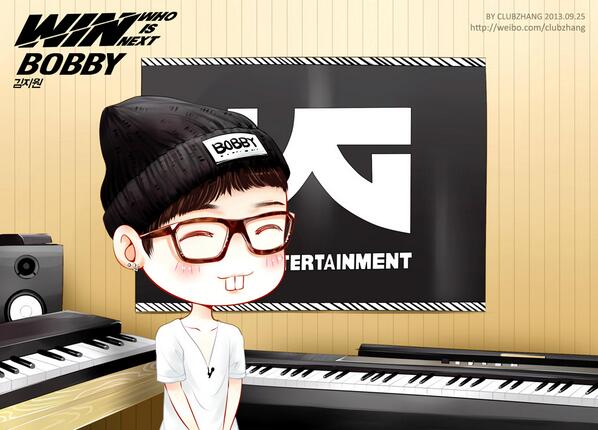 ClubZhang's tweet photo. To Bobby !
To Bobby! Fighting! 제 한국말이 안 좋아요..≥﹏≤
兔牙芭比 화이팅~!!  ≥▽≤
@BobbyUpdates  @RapperBobby  #fanart  #Bobby  #바비 http://t.co/FAXi8MEtXU