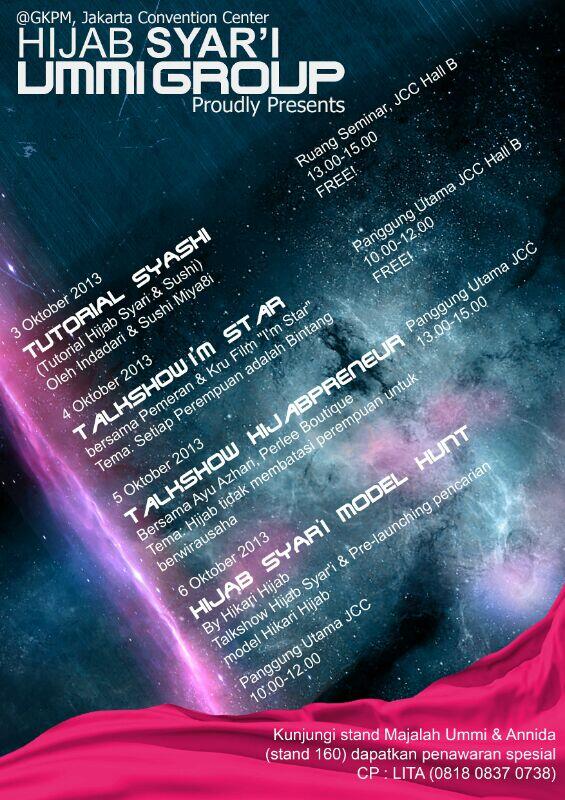 hijabphoria's tweet photo. Morning Hijabiiii, ada acara keren nih tg 3-6oct di JCC! Check it out! http://t.co/EUIy9Ohgxk