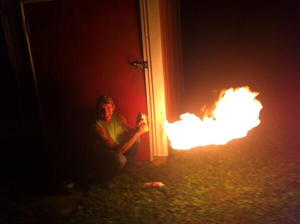 Brich57's tweet photo. @copeevryday it's a little hot http://t.co/UW7XVw0QEh