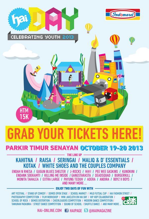 Merapat bersama <a href="/EndankSoekamti_/">Es</a> Minggu, 20 Oktober 2013 - Hai Day, Jakarta  Moshing on !