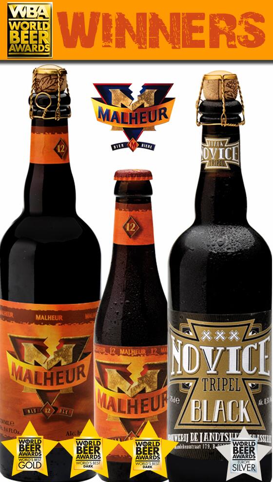 We feliciteren Malheur met hun (en een beetje ónze) prachtige awardwinnende Malheur 12° en de Malheur Novice Triple!