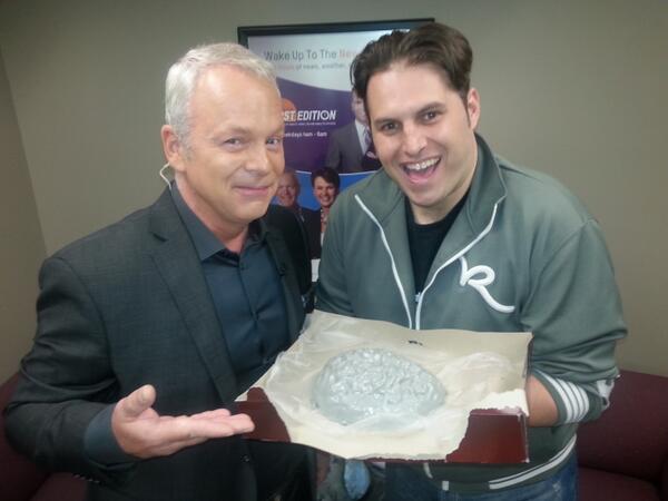 PhilPattison1's tweet photo. LivingDead invades CHmorning live. Bondo and Bob talk brain matter. @LivingDeadLive @CHCHTV  @bondochrisbond http://t.co/xRzwrqzWzb
