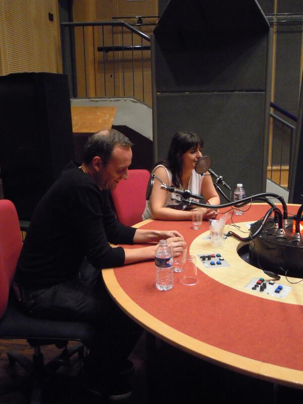 F. <a href="/Begaudeau/">François Bégaudeau</a> et M. Mary pour la pièce "Un deux un deux" au Théâtre de Belleville : bit.ly/1bxVKwN