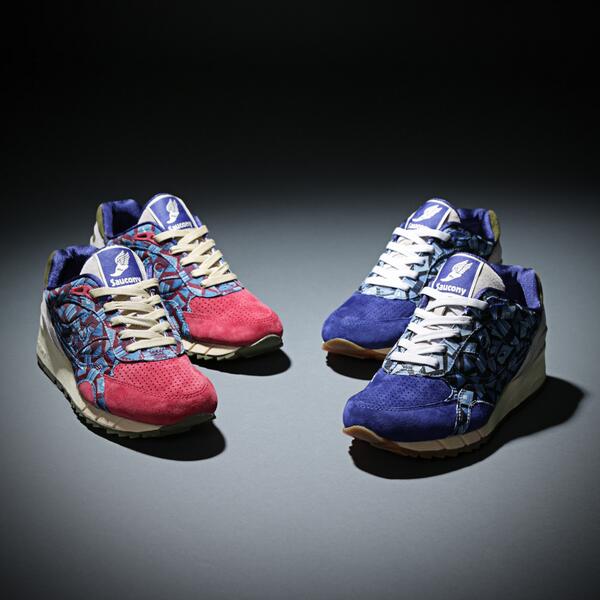 endclothing's tweet photo. Saucony x Bodega Shadow 6000 ‘Tribal’ launching online 00:01 BST 5th October £99. Which is your favourite colourway? http://t.co/wF52AbF2vy
