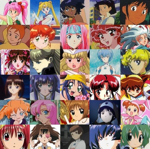 Yukako 最近90年代アニメ風な女の子好き 色とか顔とか色々濃いよ それにしても90年代豊作すぎる ここらへんもう一回観なおしたいな W 今放送中の追うので精一杯だけど Http T Co Praxad45lf Twitter