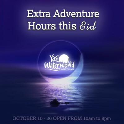 YasWaterworld's tweet image. More time for adventure this Eid at Yas Waterworld!_RT #ExtraHours #YasWaterworld