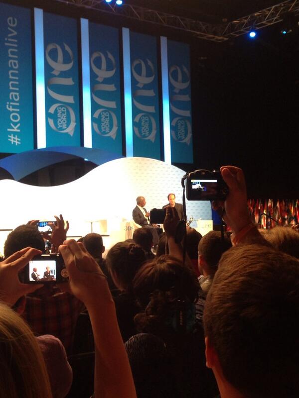 This is #kofiannanlive! #oyw @ChosenHwan @ChosenHwan <a href="/DomBoni/">Domenic Boni</a>