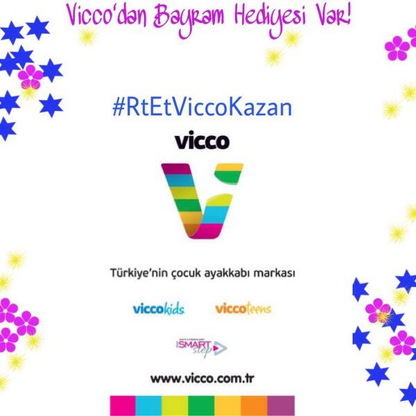 Bu tweeti RT eden takipçilerimizden 1 kişi Vicco'dan ayakkabı kazanıyor :) #RtEtViccoKazan