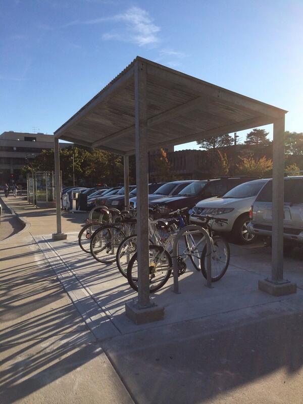 t1m0's tweet photo. @QuincyTweets Who should we thank for the new bike parking at North Quincy station? http://t.co/klm3nGMZO3