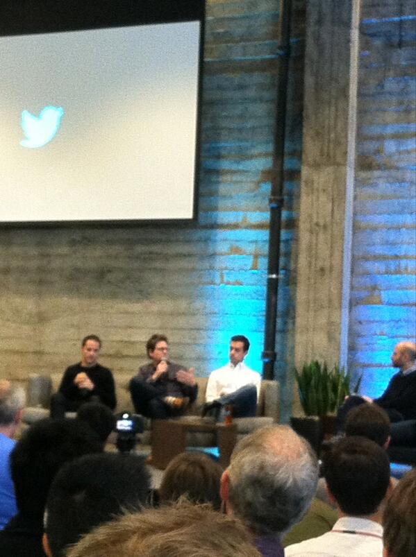 wdkatie's tweet photo. @jack @ev @biz talking about the evolution of their creation @twitter http://t.co/6SYK4qkH1J