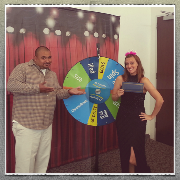 LoMasPrimeWay's tweet image. Sneak peek of tomorrow&apos;s episode of everyone&apos;s favorite game show... &quot;Spin That Wheel!&quot; @PrimeWayFCU #GameShowFun