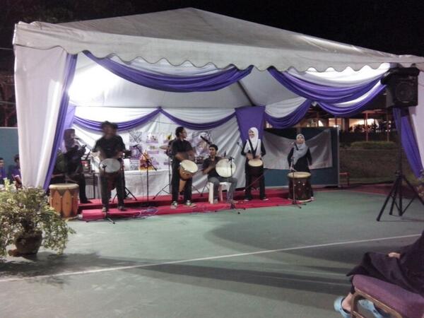 Performance by iium percussion club #mafest13  join us now!!