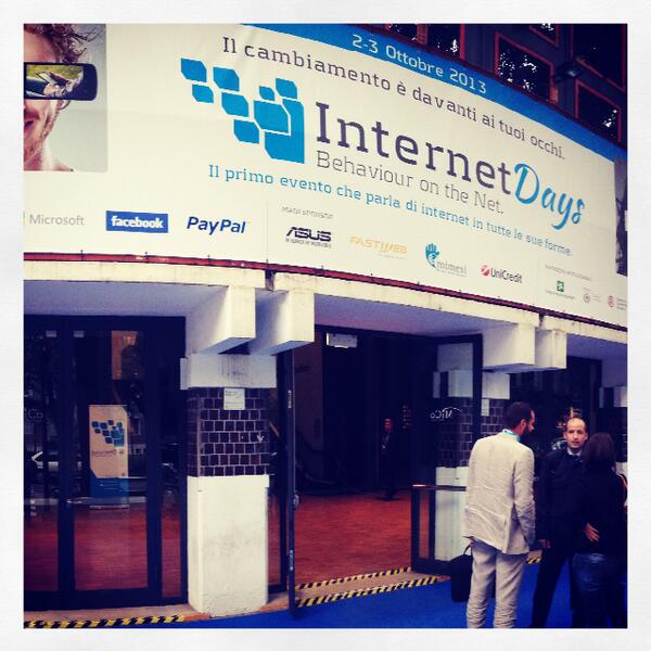 mutado's tweet photo. Today Mutado attends the #internetdays, the first event ever unveiling the Internet in all its forms. :) #Milano http://t.co/gMZ9gxLEag