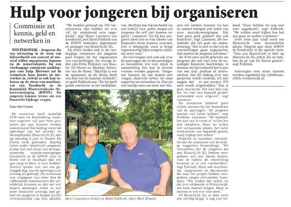 henrilammers's tweet photo. Vanavond bespreken we de eerste aanvragen voor ondersteuning door #music4lifewinterswijk. http://t.co/MugguRG4zB