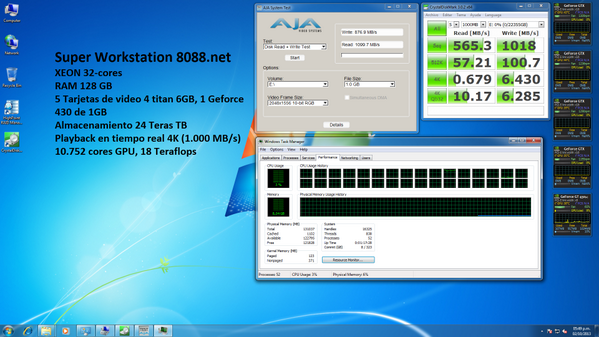8088net's tweet photo. #superworkstation que tal esta maquina! Especificaciones de nuestro nuevo juguete! http://t.co/h6d6Fk1ep9