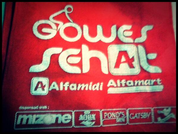 Mief production for event "Gowes Sehat" <a href="/alfamidi_ku/">Alfamidi Ku</a> @alfamartku :)) #jeger2
