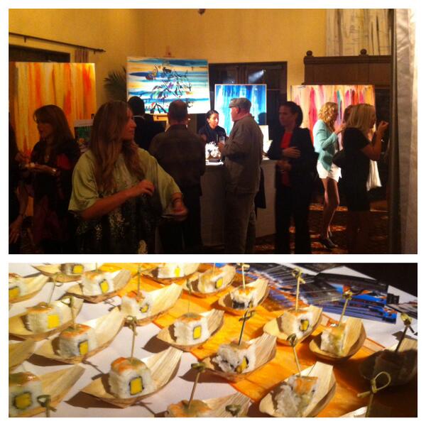 We had a great time at <a href="/RivieraMagazine/">Victoria Luxury Silk</a>'s To Dine For event. Thank you to #ErikSkoldberg for his beautiful art pieces