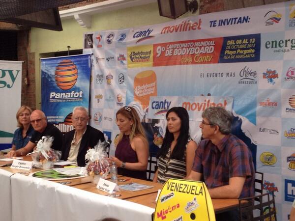 albertocolucci's tweet photo. En vivo rueda de prensa Mundial de Bodyboard en Margarita "a ganar en casa" gracias  @BenitezVEN http://t.co/bmeoYSfsxC