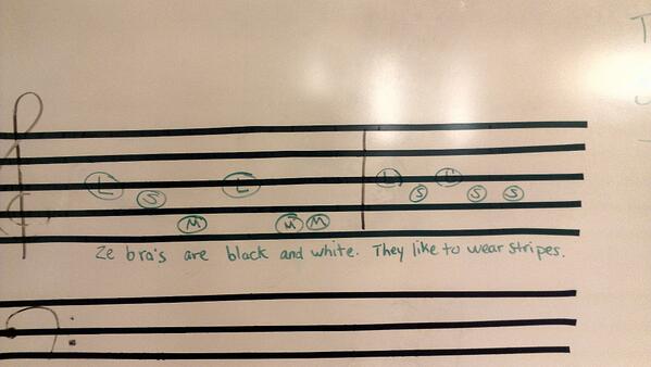 Music_UCP's tweet photo. Here is a melody composed by the first grade at UCP last week! #littlemusicians #icanschools @UCPTitans http://t.co/TU21RVjgyI