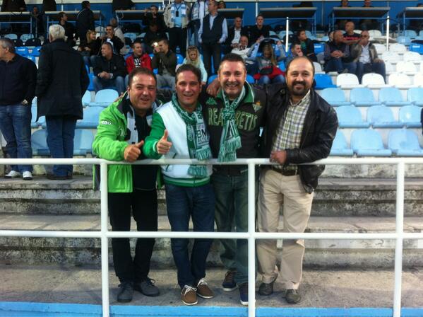 RealBetis's tweet photo. Béticos de Marchena en el Stadion Kantrida. Viva el Betis.  #EuroBetis http://t.co/4roNse20Zd