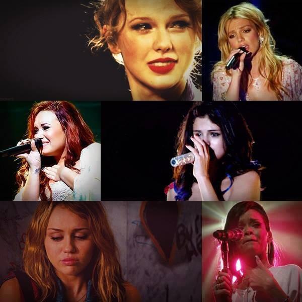 unlule's tweet photo. BAZI UNLULER AĞLARKEN @rihanna  @MileyCyrus  @taylorswift13 @selenagomez @britneyspears http://t.co/yQdI97HK7l