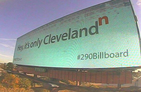 NorthtownAuto's tweet photo. We got this!! #290Billboard #BillsMafia #InvadeCleveland http://t.co/8ozw2IolYw