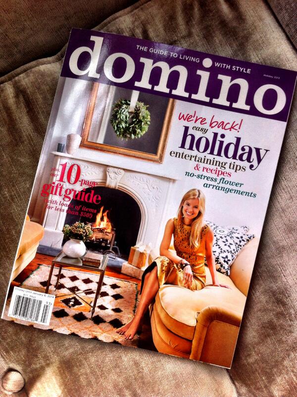 #WelcomeHomeDomino -  Congrats <a href="/Michelle_Adams_/">Michelle Adams</a> <a href="/robertleleux/">Robert Leleux</a> on the return of <a href="/dominomag/">Domino</a>