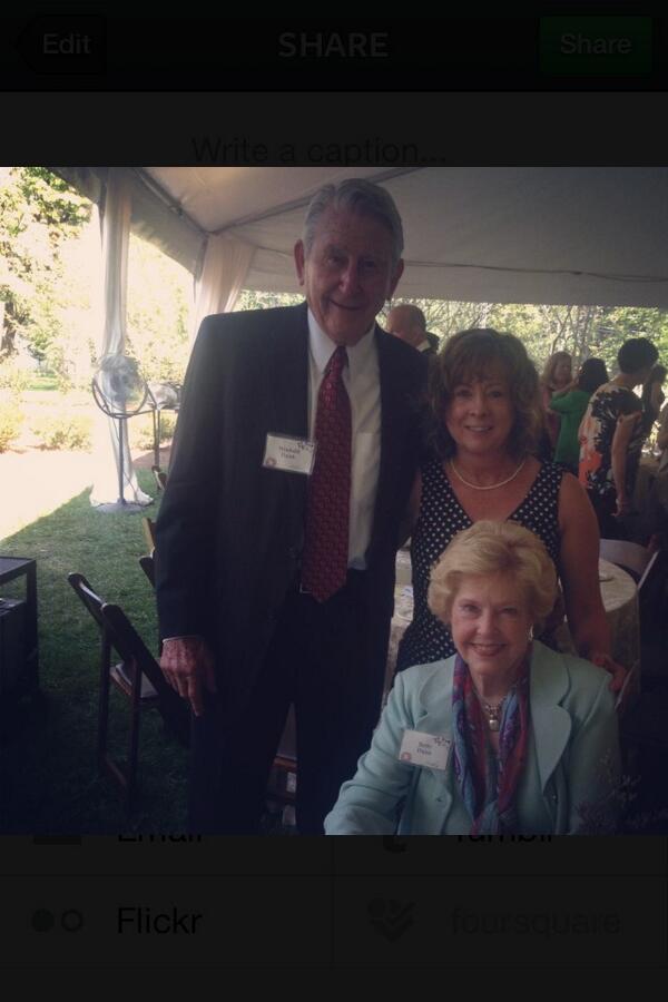 Gov. Winfield Dunn, wife Betty and myself at <a href="/CrissyHaslam/">Crissy Haslam</a>'s Luncheon to Benefit the Tennessee Residence Foundation