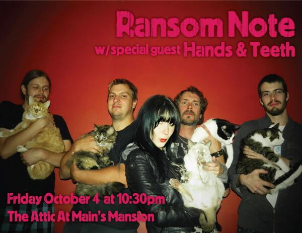 Tomorrow night! Can't wait to #rock the #attic with <a href="/handsandteeth/">Hands & Teeth</a>! All the cool cats will be there! #FUCKYEAH
