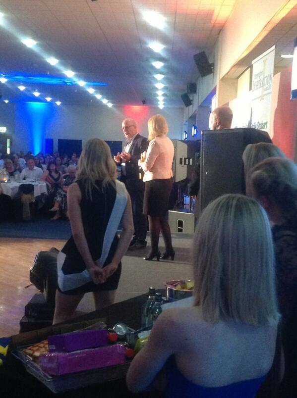 Our special award of the evening goes to Wendy and Colin Parry, who are the winners of our special Inspiration Award