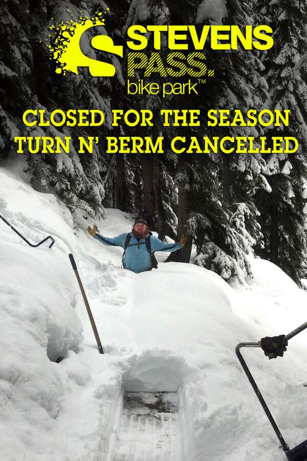 StevensBikePark's tweet photo. Alas, @StevensBikePark is now closed for the season. http://t.co/BFVBBPdPAi http://t.co/geQCn9qNpz