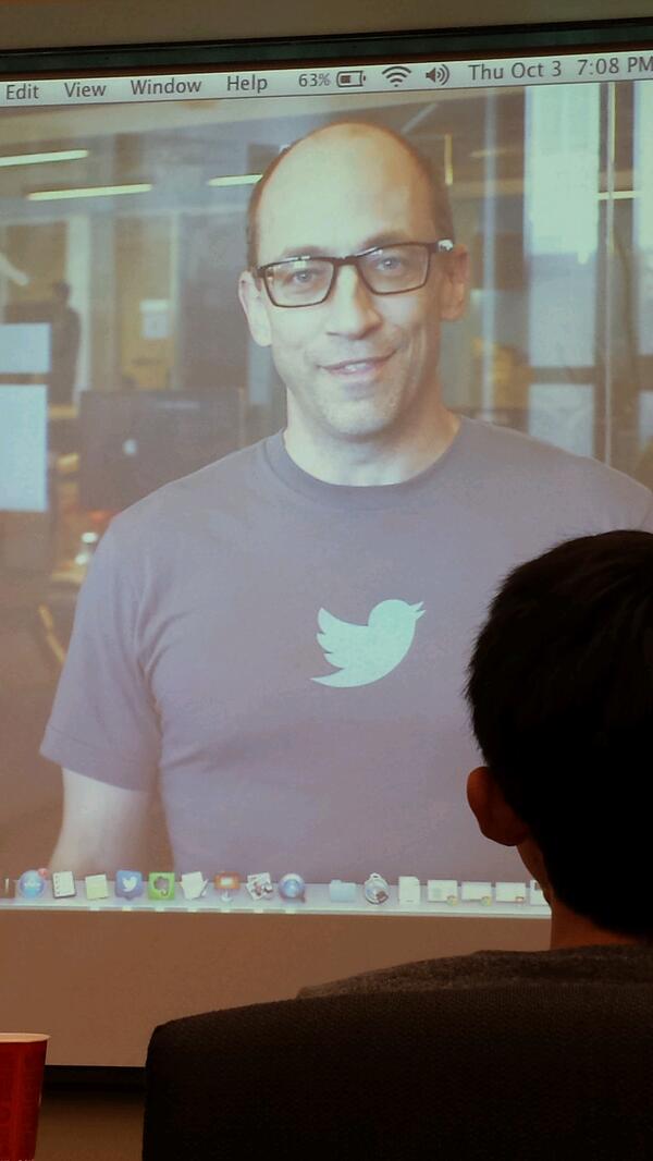 sriv22_'s tweet image. Thanks for the advice Dick! #twittertechtalk @IllinoisCS @TwitterU @jreichold