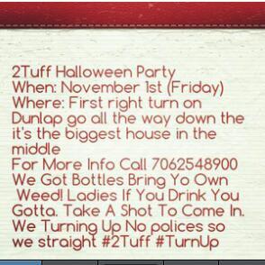 DatNiggaDric's tweet image. This what y'all been waiting on , November 1 be there #2Tuff