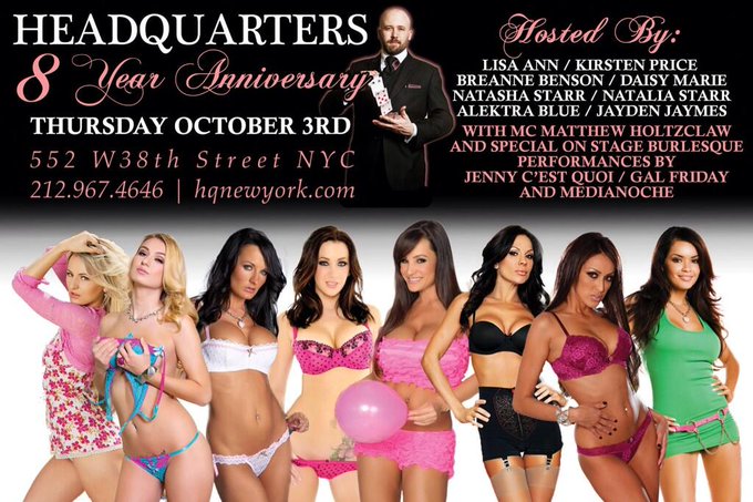 Let's go #NYC @headquarters @BREANNEBENSON @Kirsten_Price @SashaGrey @thereallisaann and more let's go