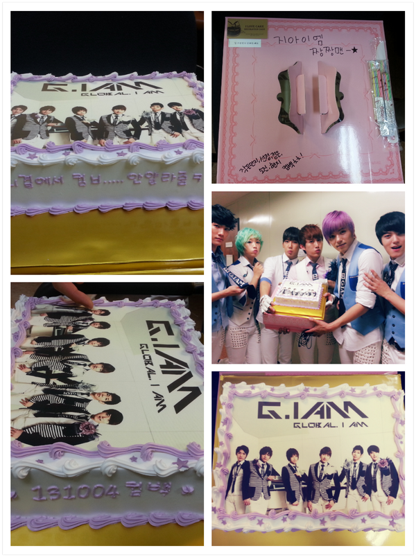GIAM_Indonesia's tweet photo. [TRANS] G.IAM comeback congratulation gifts. Thankyou RT GIAM2012 지아이엠 컴백 축하 선물♥  고마워요~^^ http://t.co/QwxTouzSMS