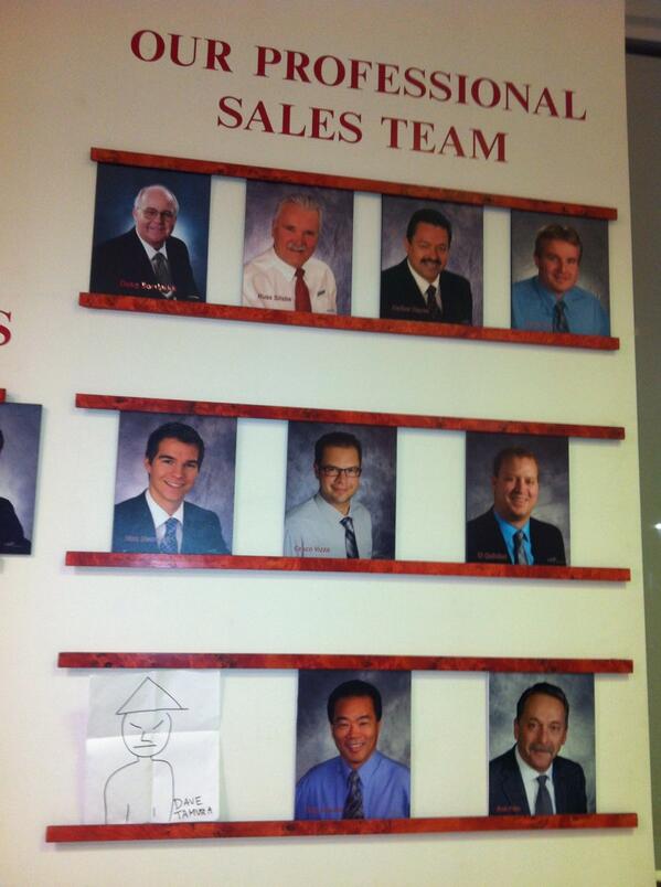 davertams's tweet photo. @vizza87 Finally got my picture up on the wall at work http://t.co/yv0fOLXUZO