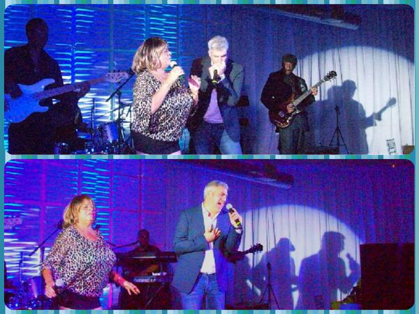 SandraHallBlues's tweet photo. Sandra teamed up with @taylorhicks recently for the opening of Westside Cultural Arts Center! http://t.co/V4rVbcqg5I